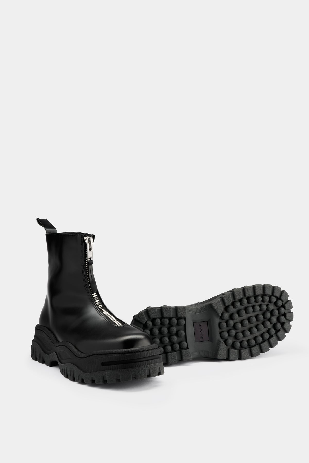 Raven II Black Leather