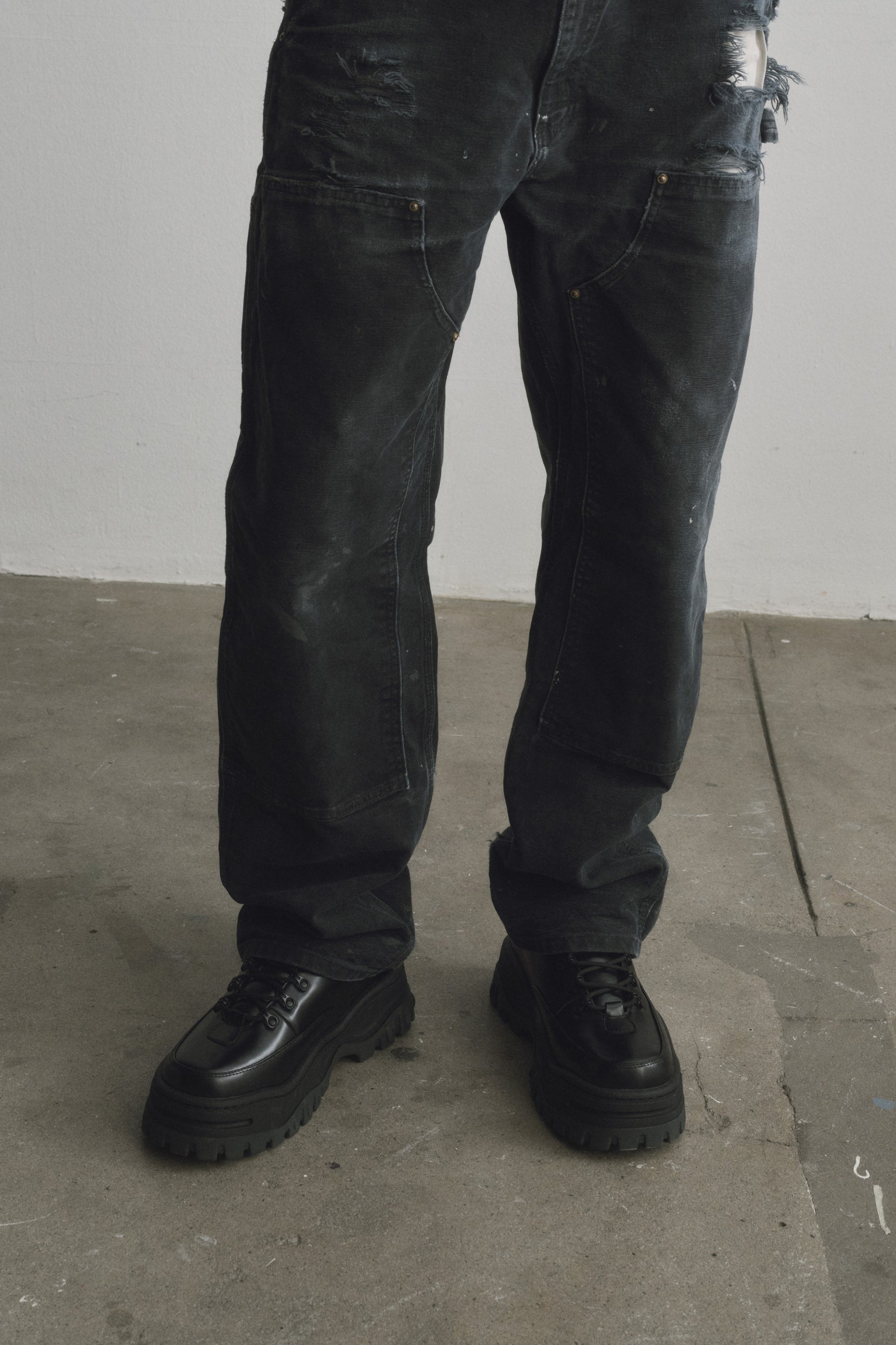Angel Black Leather