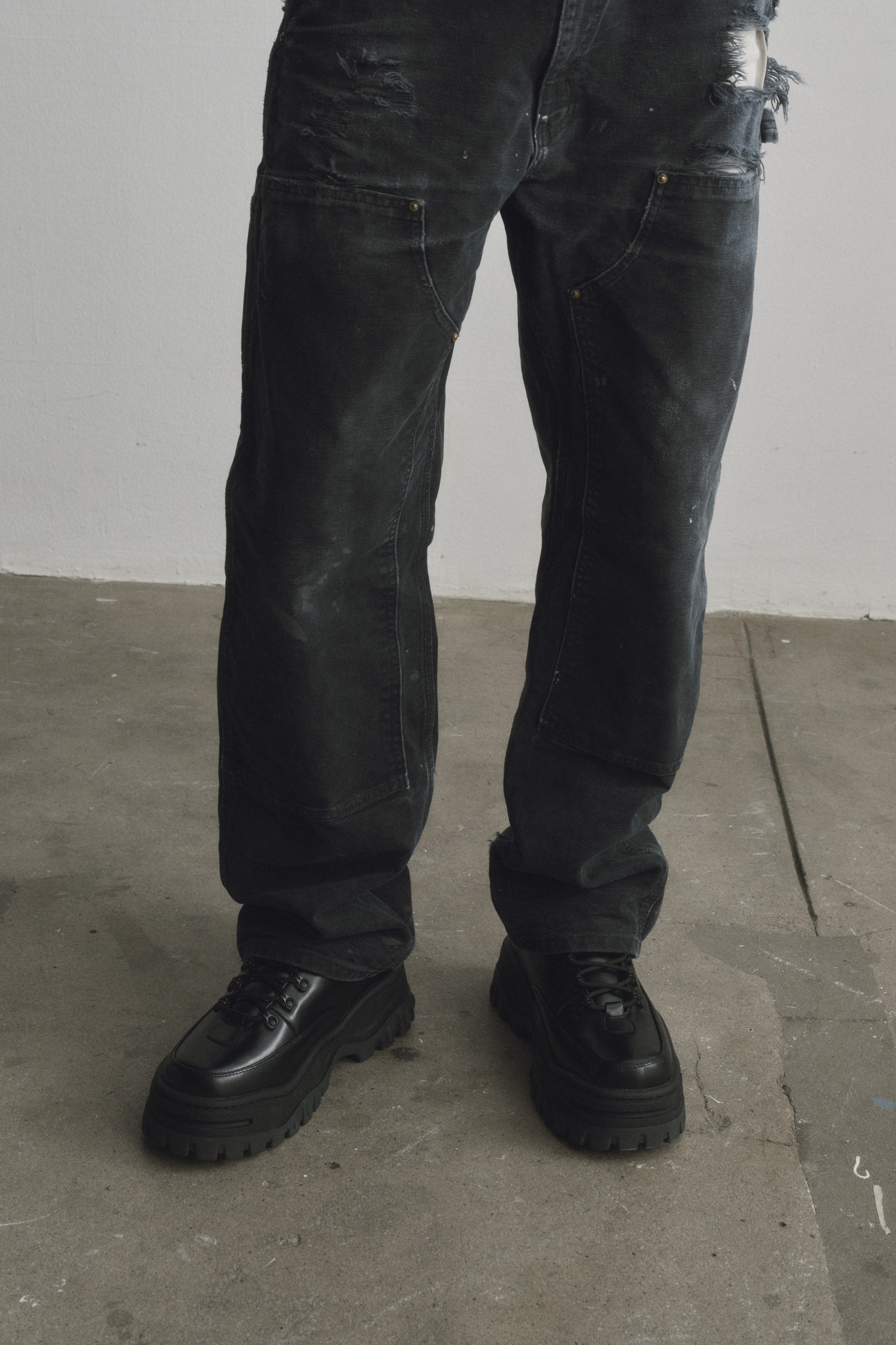 Angel Black Leather