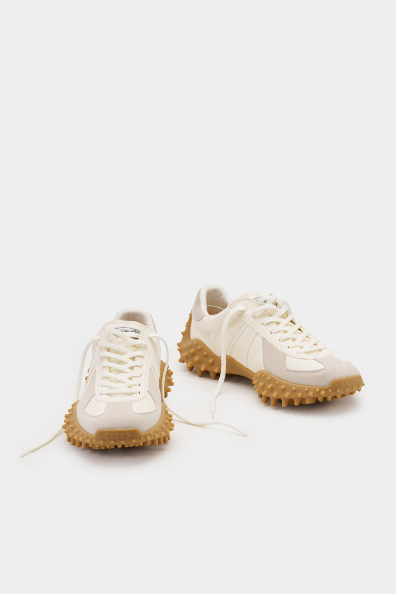 Aria White Leather