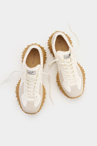 Aria White Leather