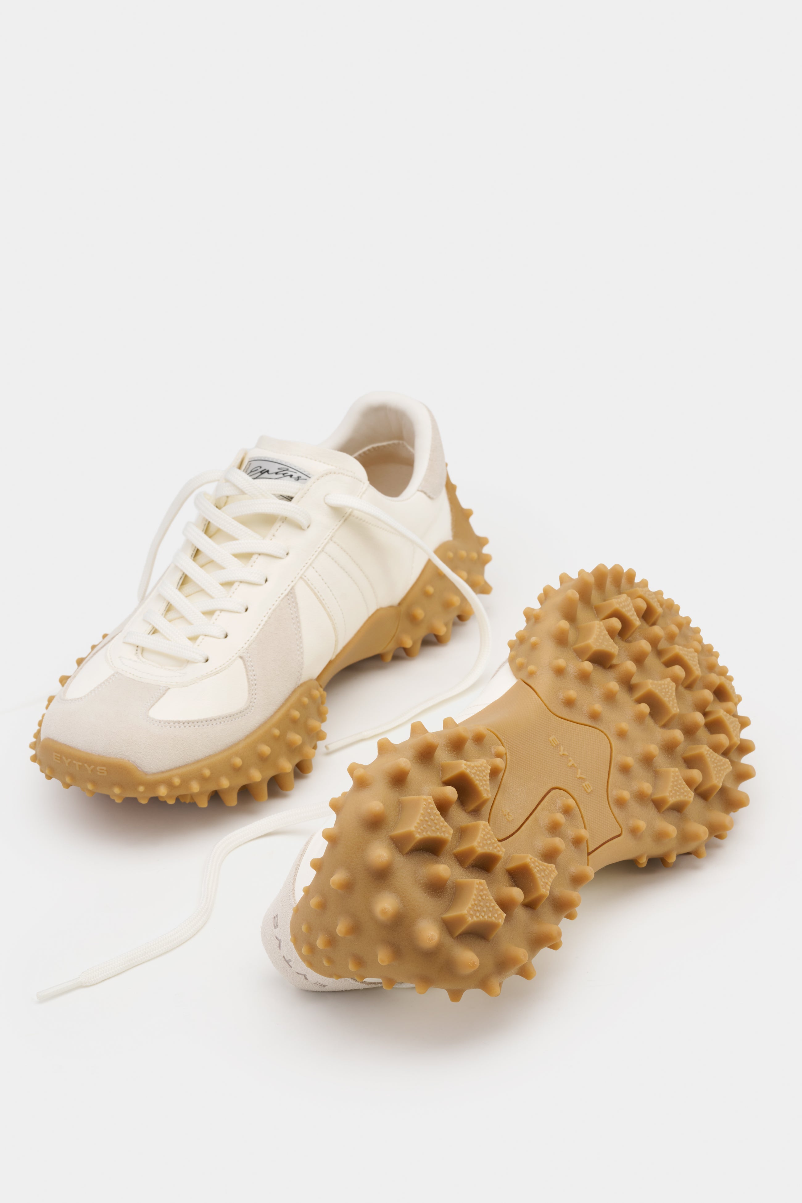 Aria White Leather