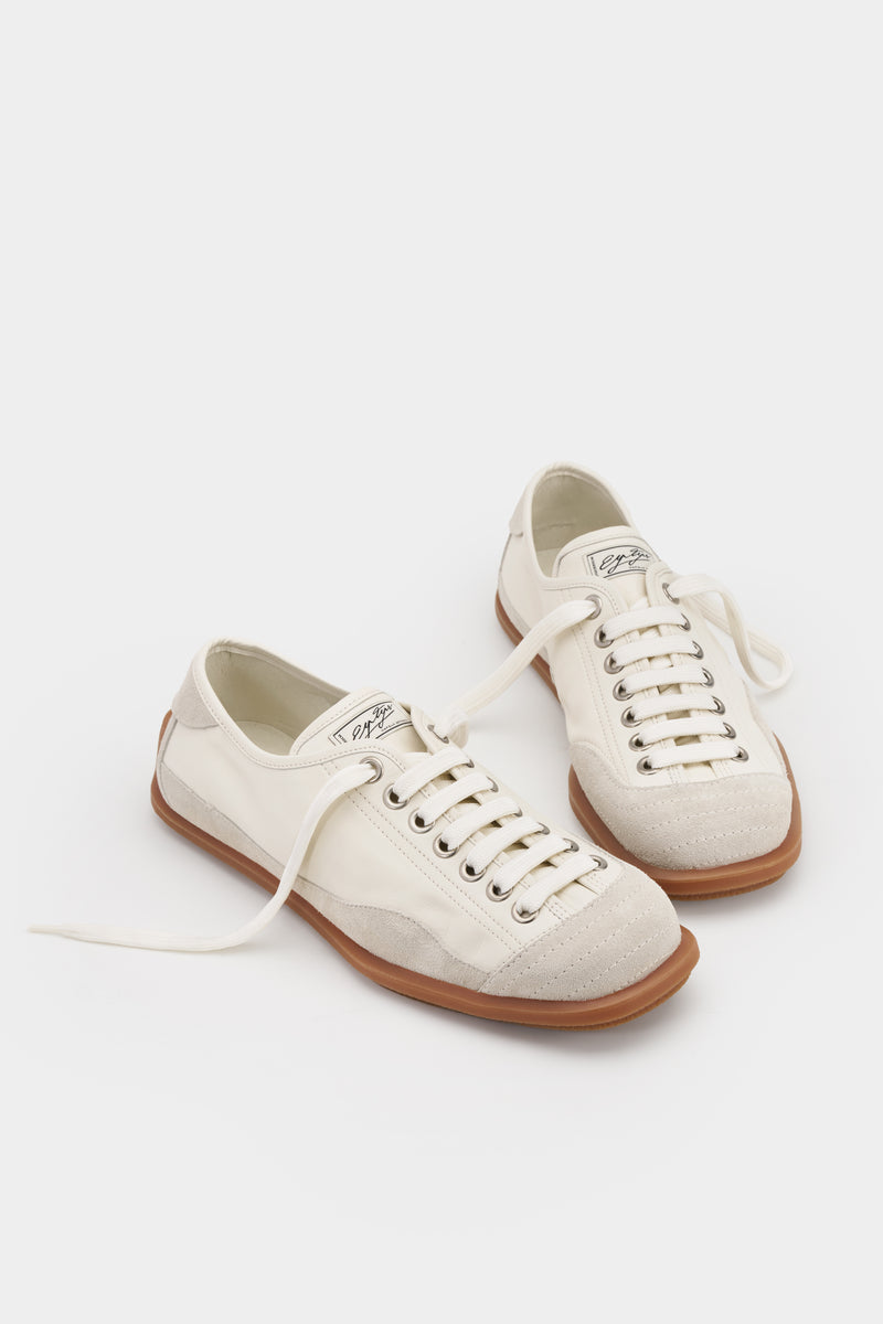 Balestra White Leather