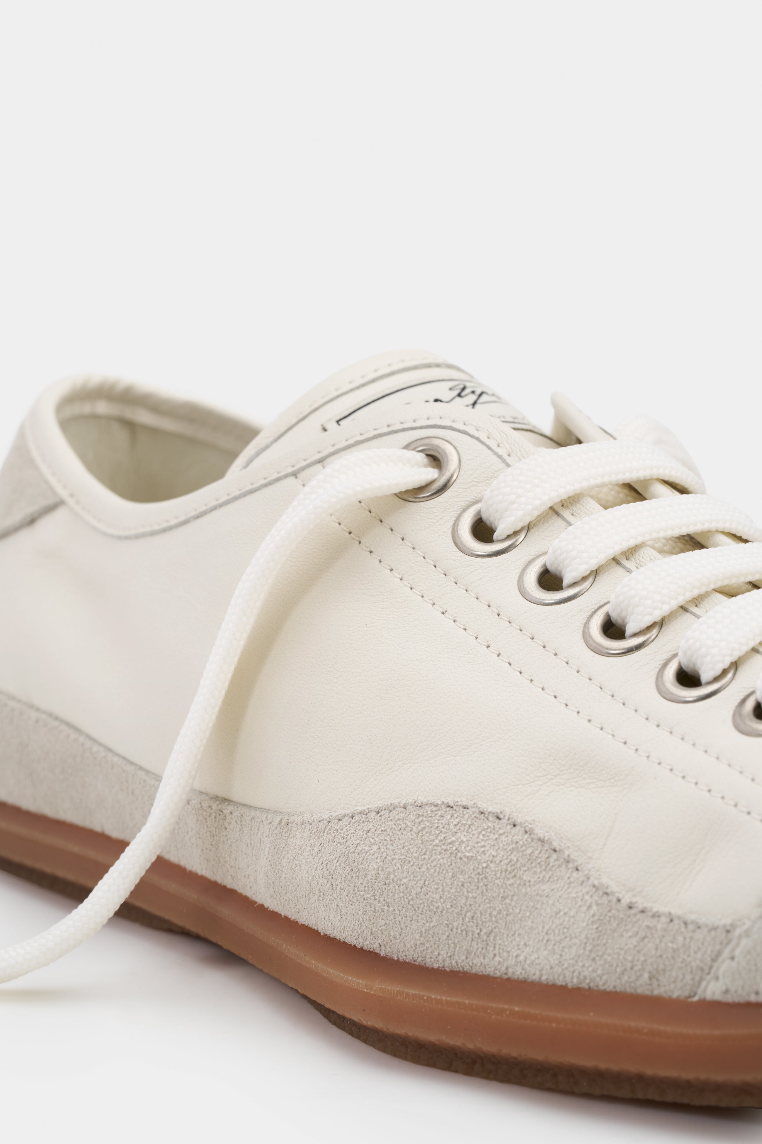 Balestra White Leather