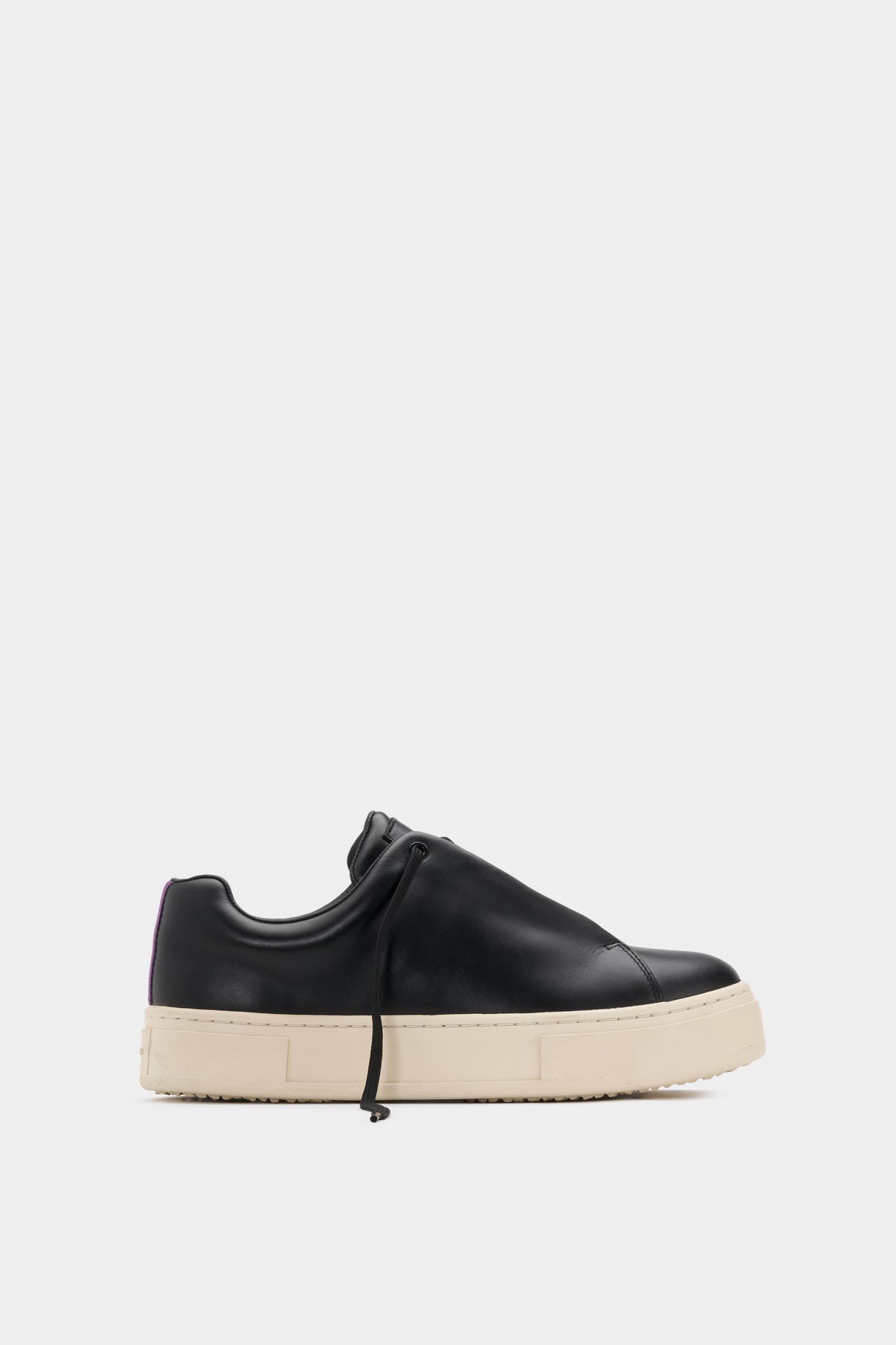 Doja Lace-Up Black Leather