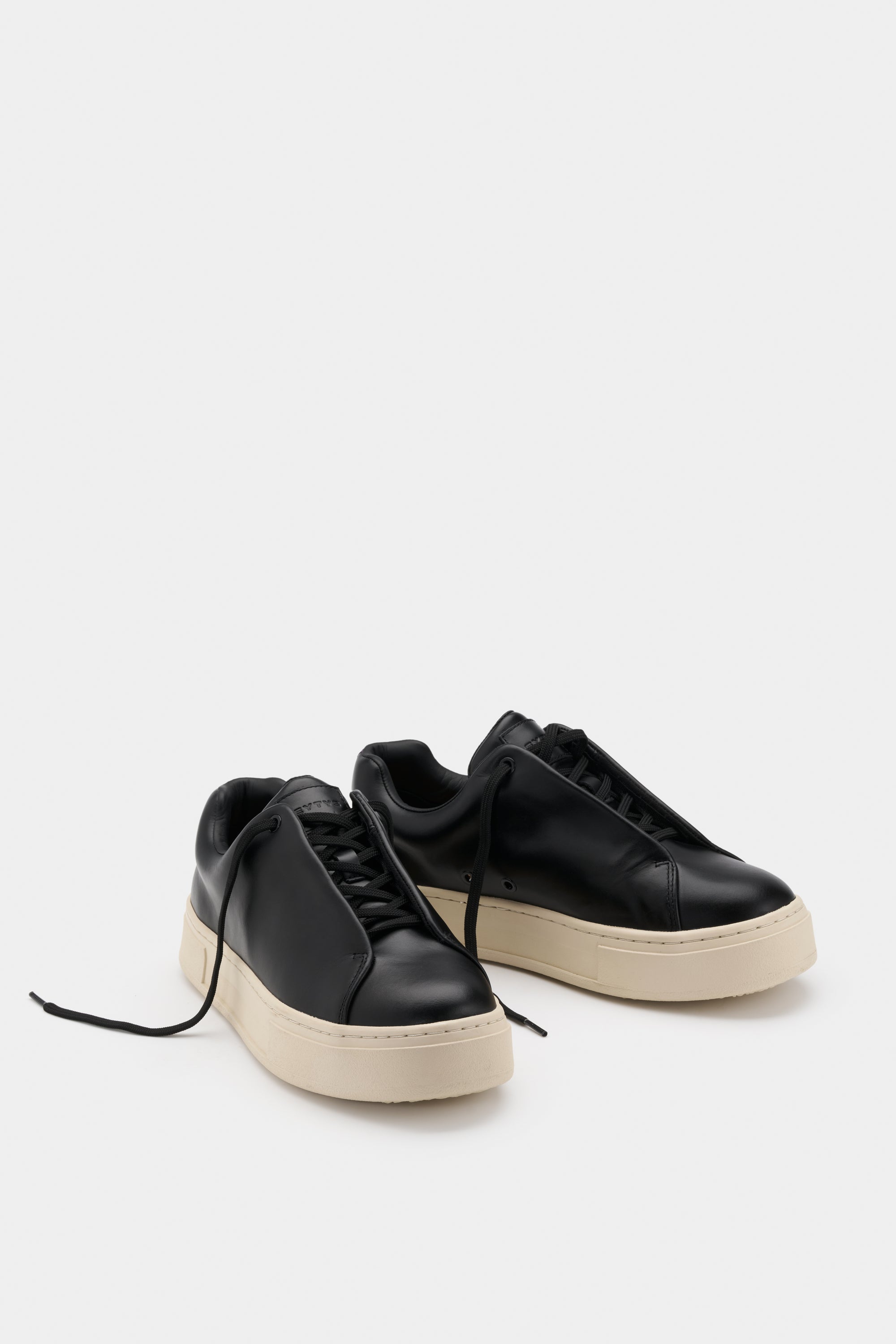 Doja Lace-Up Black Leather