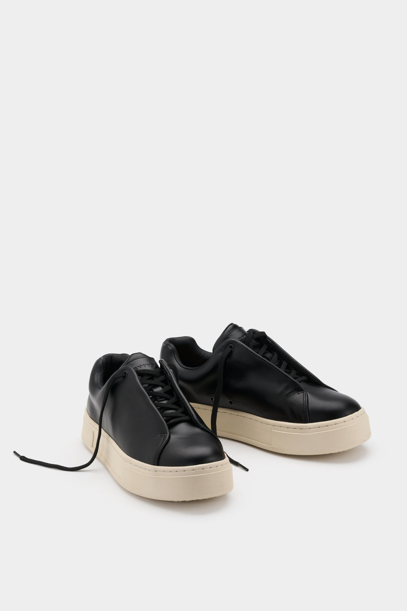 Doja Lace-Up Black Leather