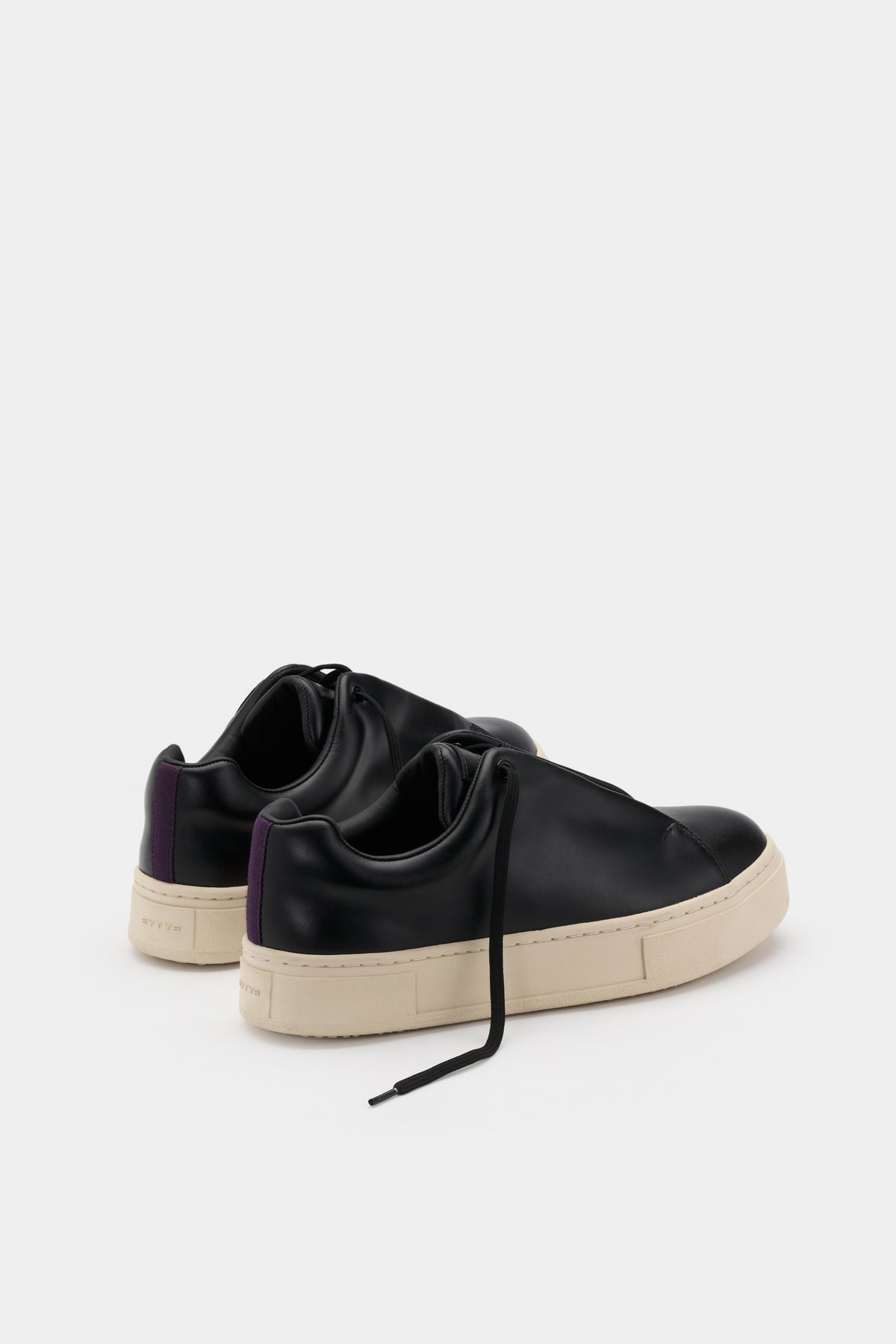 Doja Lace-Up Black Leather