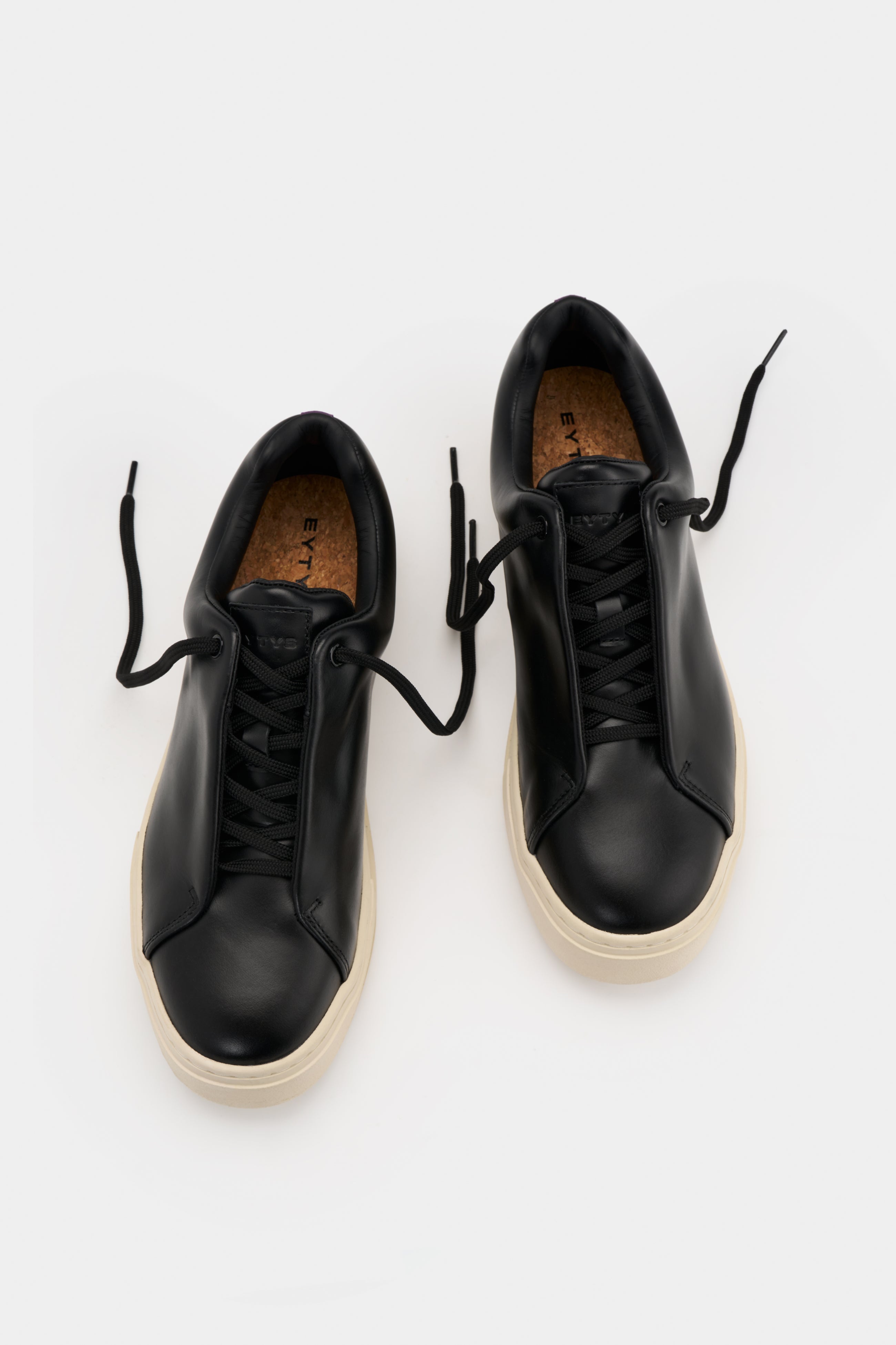 Doja Lace-Up Black Leather