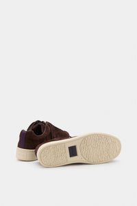 Doja Lace-Up Chocolate Suede