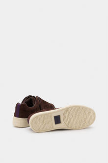 Doja Lace-Up Chocolate Suede