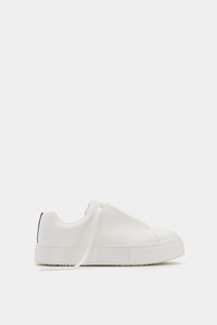 Doja Lace-Up White Leather