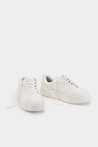 Doja Lace-Up White Leather