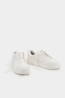 Doja Lace-Up White Leather