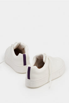 Doja Lace-Up White Leather