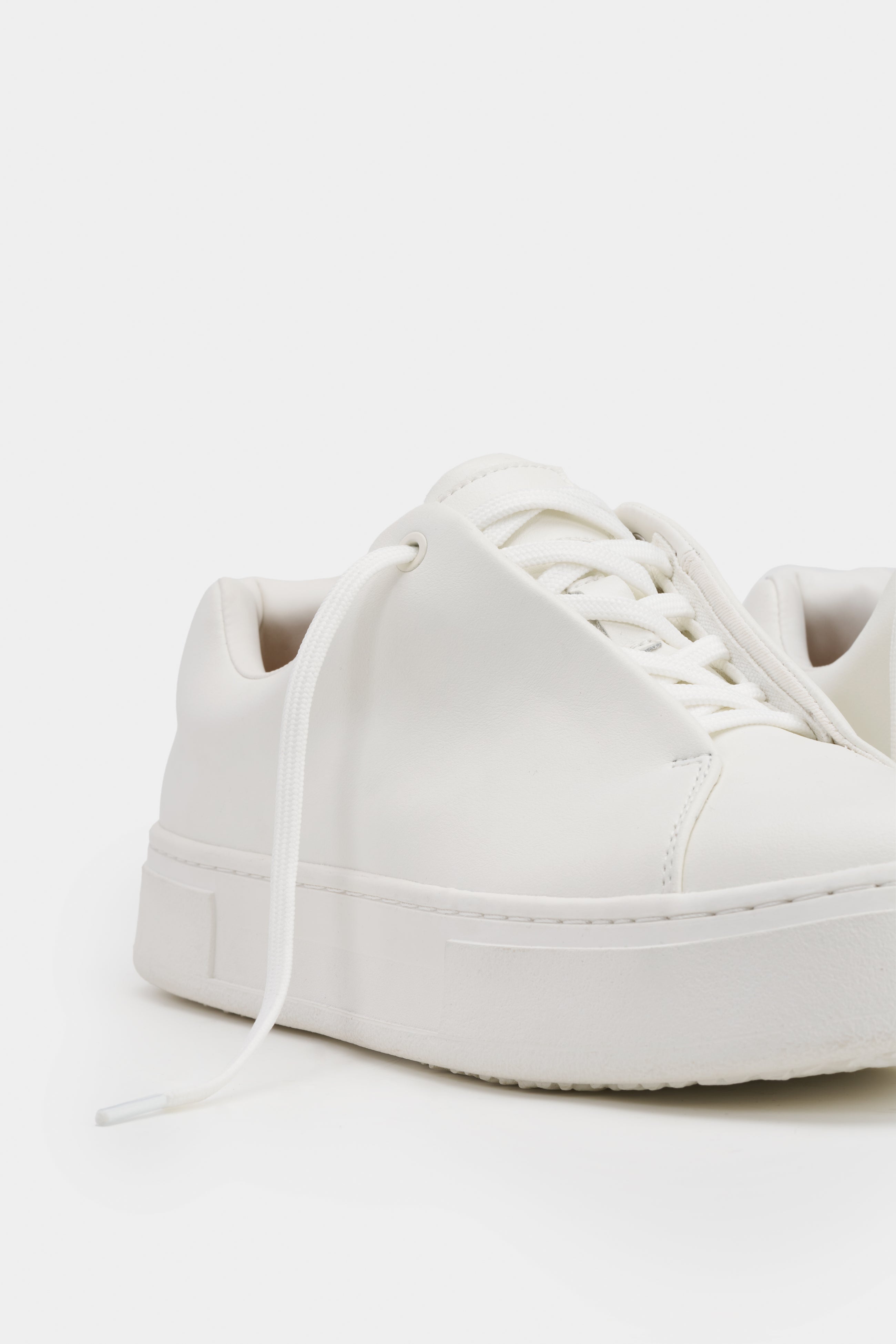 Doja Lace-Up White Leather