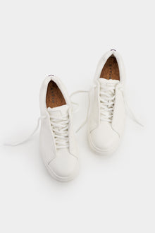 Doja Lace-Up White Leather