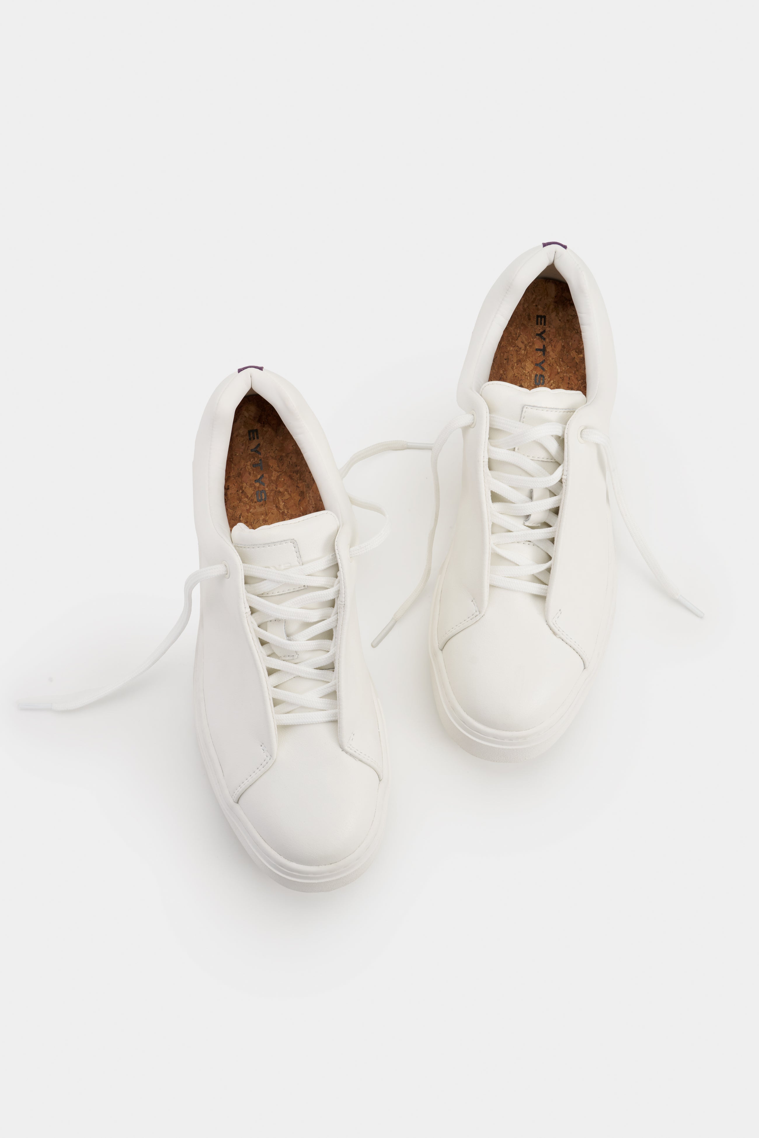 Doja Lace-Up White Leather