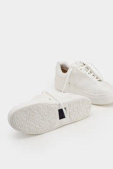 Doja Lace-Up White Leather
