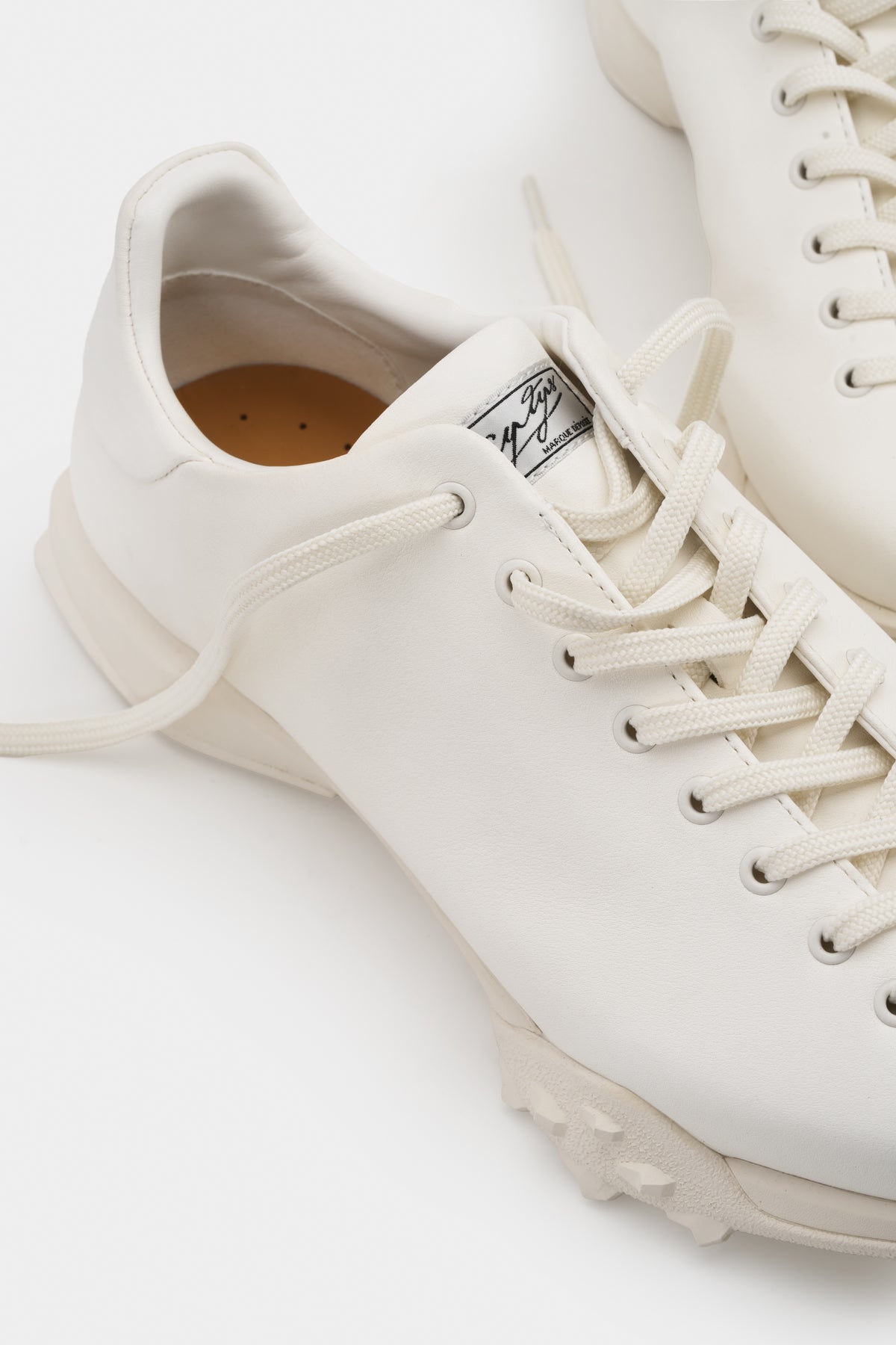 Eden White Leather