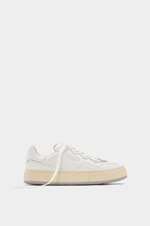 Trophy White Leather