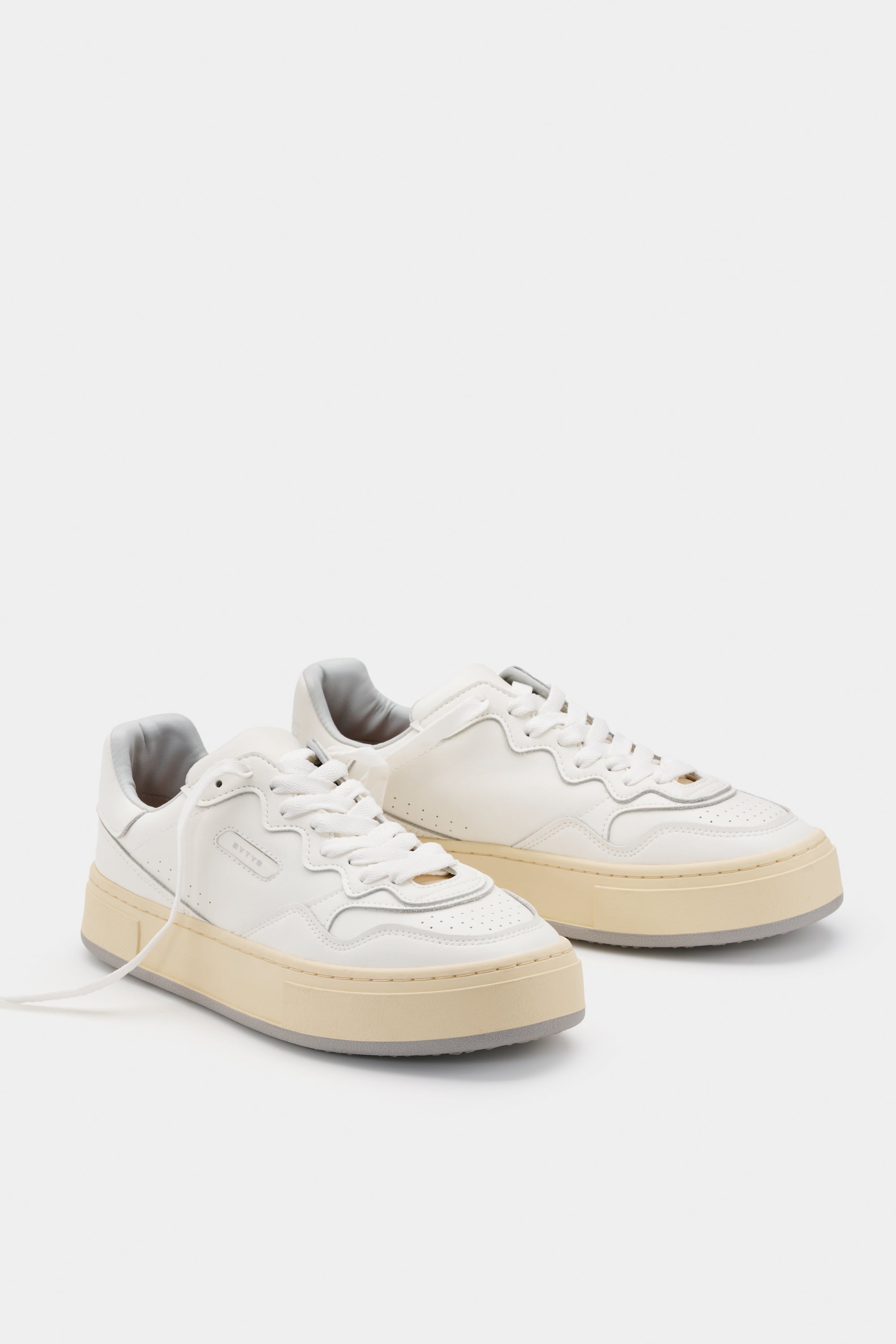 Trophy White Leather