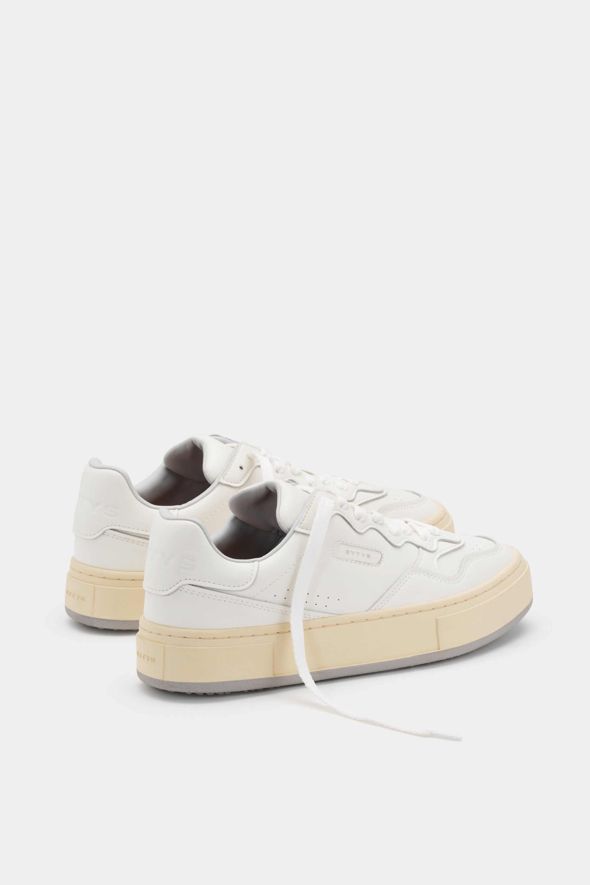 Trophy White Leather