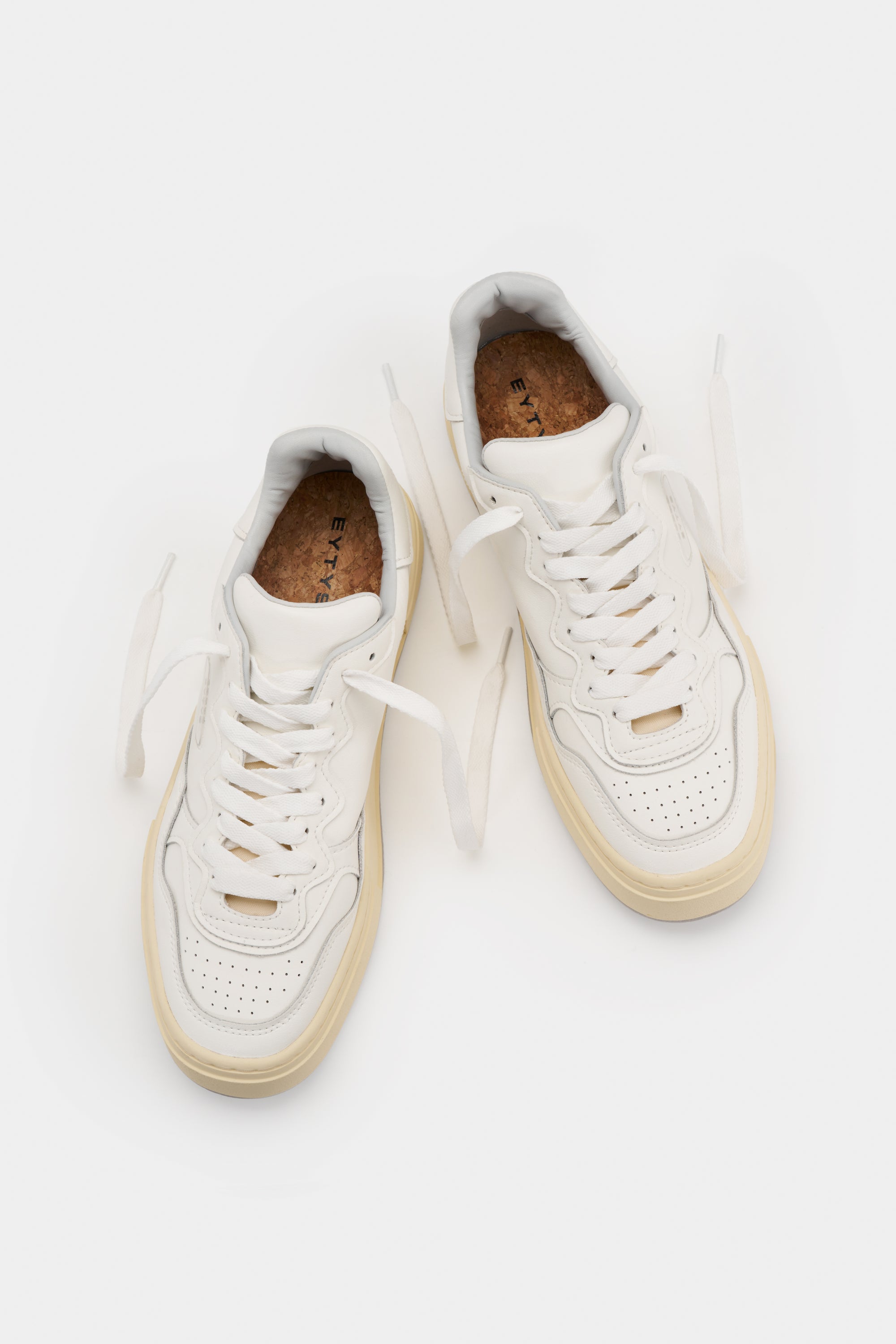 Trophy White Leather