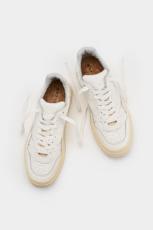 Trophy White Leather